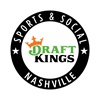 Draftkings Sports & Social Nashville circle text logo.